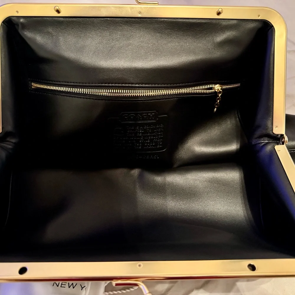 Coach Oversized Kisslock Bag - Picture 7 of 9